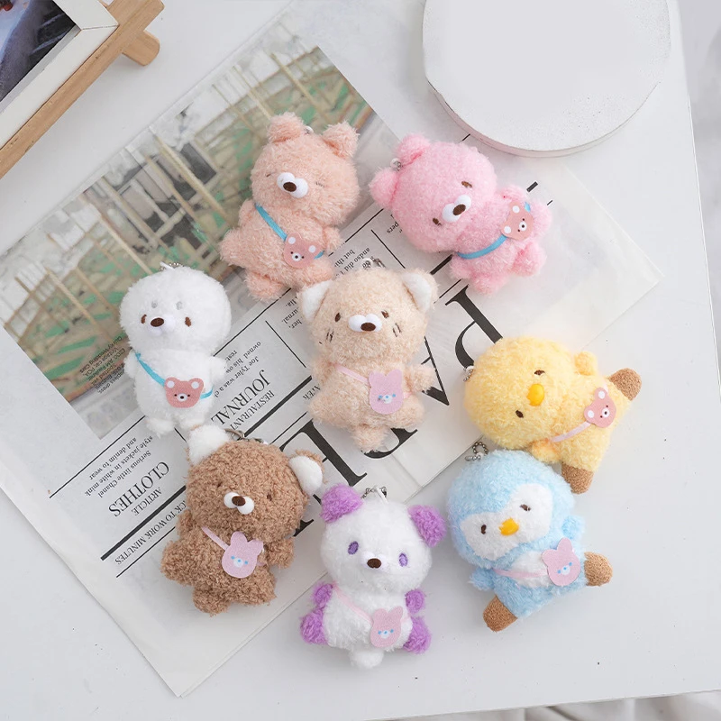 Kawaii Small Animal Plush Pendant Keychain Creative Trinkets Soft Stuffed Dolls Keyring Bag Hanging Charms Car Key Accessories
Kawaii Small Animal Plush Pendant Keychain Creative Trinkets Soft Stuffed Dolls Keyring Bag Hanging Charms Car Key Accessories