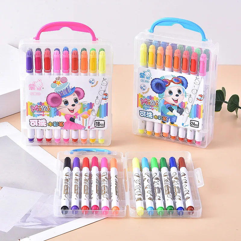 Factory Spot Kindergarten Art Painting Marker Pen Graffiti Painting Pen 12 Color Children'S Watercolor Pen Set Wholesale
Factory Spot Kindergarten Art Painting Marker Pen Graffiti Painting Pen 12 Color Children'S Watercolor Pen Set Wholesale