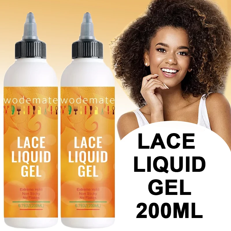 Lace Liquid Gel Extreme Hold Lace Front Wig Glue Glueless Lace Gel Temporary Hold Clear Wig Adhesive Invisible Hair Glue 200ml
Lace Liquid Gel Extreme Hold Lace Front Wig Glue Glueless Lace Gel Temporary Hold Clear Wig Adhesive Invisible Hair Glue 200ml