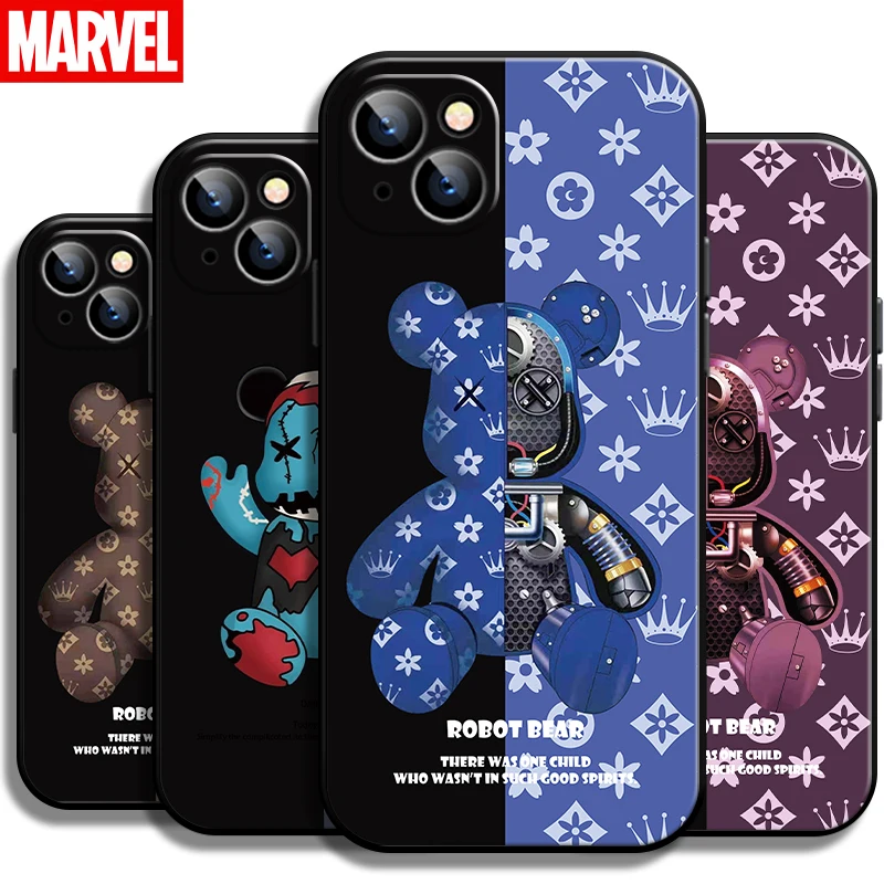 Fashion Luxury Bear For Apple iPhone 13 12 11 Pro Mini X XR XS Max SE 5 6 6S 7 8 Plus Phone Case Black Liquid Silicon
Fashion Luxury Bear For Apple iPhone 13 12 11 Pro Mini X XR XS Max SE 5 6 6S 7 8 Plus Phone Case Black Liquid Silicon