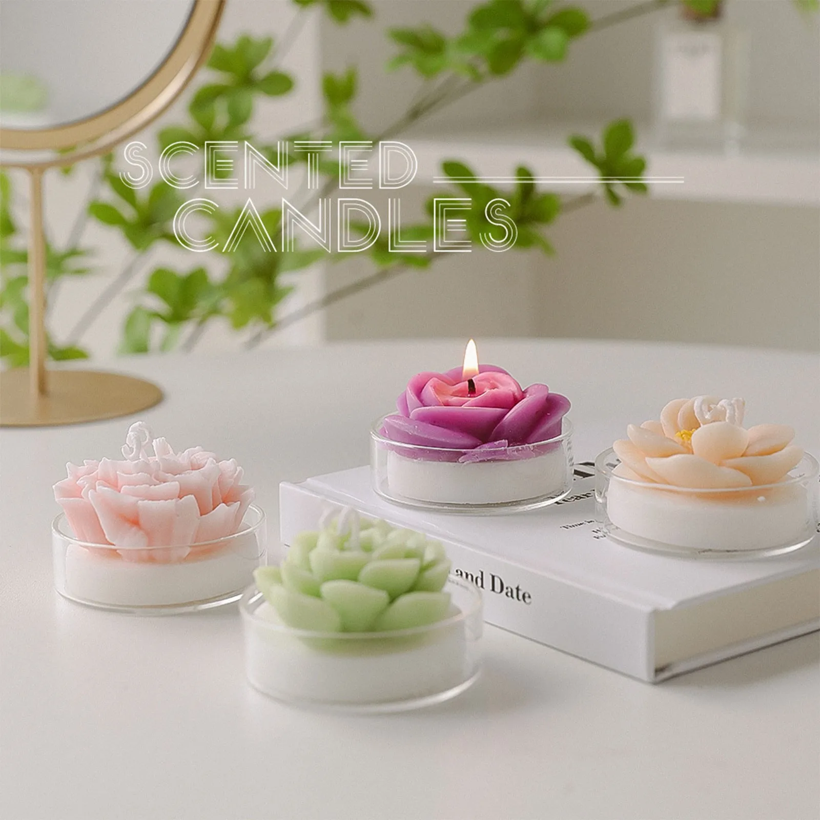 Flower Shape Scented Candles Aromatherapy Candle Soy Wax Creative Photo Props Wedding Birthday Party Decoration Desktop Ornament
Flower Shape Scented Candles Aromatherapy Candle Soy Wax Creative Photo Props Wedding Birthday Party Decoration Desktop Ornament