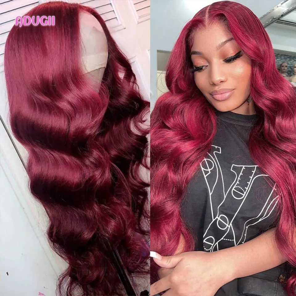 99J Burgundy Lace Front Human Hair Wigs Brazilian 30 Inch Body Wave Lace Front Wigs For Women Colored Human Hair Wig 180%
99J Burgundy Lace Front Human Hair Wigs Brazilian 30 Inch Body Wave Lace Front Wigs For Women Colored Human Hair Wig 180%
