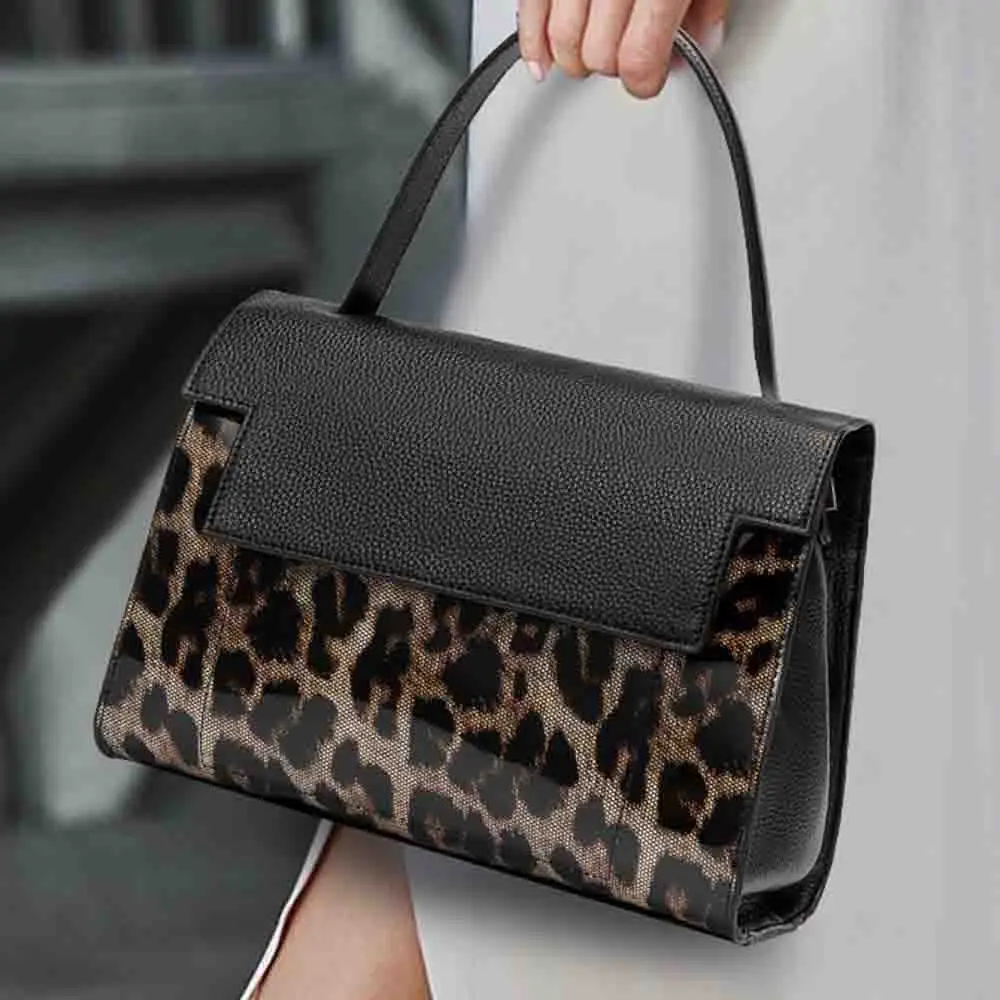 Motingsome Luxury Leopard Print Genuine Leather for Women Tote Cowhide Shoulder Handbag and Purses Elegant Ladies Satchel 2023
Motingsome Luxury Leopard Print Genuine Leather for Women Tote Cowhide Shoulder Handbag and Purses Elegant Ladies Satchel 2023