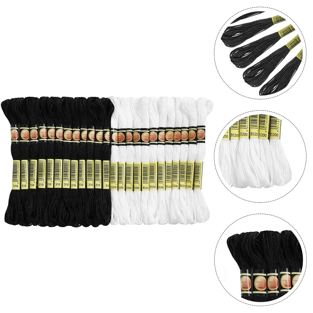 Thread Embroidery Floss Cross Sewing Yarn String Clothes Diy Bracelet Machine Knitting Handcrafted Multi Craft Function
Thread Embroidery Floss Cross Sewing Yarn String Clothes Diy Bracelet Machine Knitting Handcrafted Multi Craft Function