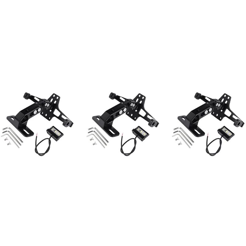3X Cnc Frame Motorcycle License Number Plate Holder Bracket With Led Light Adjustable For Yamaha Bws R25 R3 Mt03 Msx
3X Cnc Frame Motorcycle License Number Plate Holder Bracket With Led Light Adjustable For Yamaha Bws R25 R3 Mt03 Msx