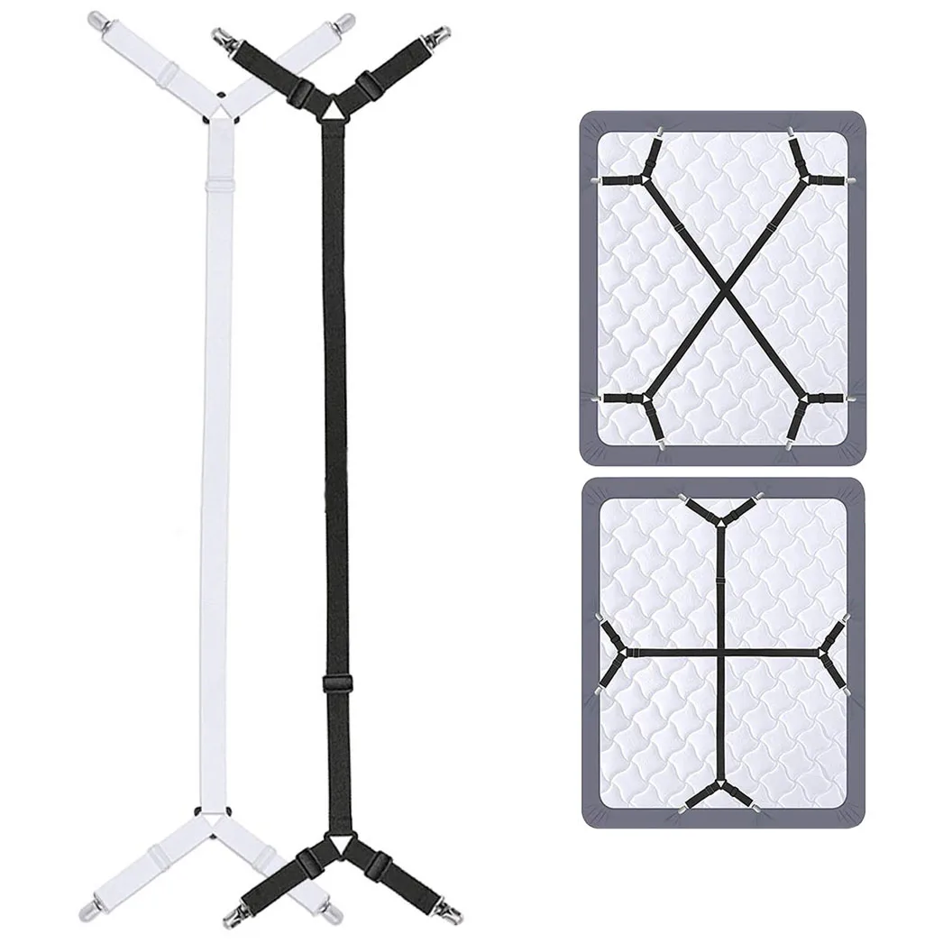 Adjustable Triangle Elastic Suspenders Gripper Holder Straps Clip for Bed Sheets Mattress Covers Sofa Cushion Elastic Band Belt
Adjustable Triangle Elastic Suspenders Gripper Holder Straps Clip for Bed Sheets Mattress Covers Sofa Cushion Elastic Band Belt
