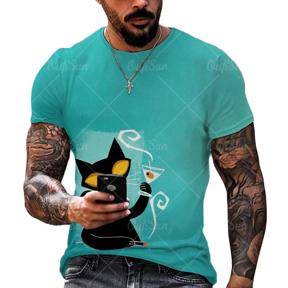Cute Kitten 3d Printed Men's And Women's T-shirt Hawaiian Style Casual Fashion Short-sleeved Loose Beach Oversized Top Tshirts
Cute Kitten 3d Printed Men's And Women's T-shirt Hawaiian Style Casual Fashion Short-sleeved Loose Beach Oversized Top Tshirts