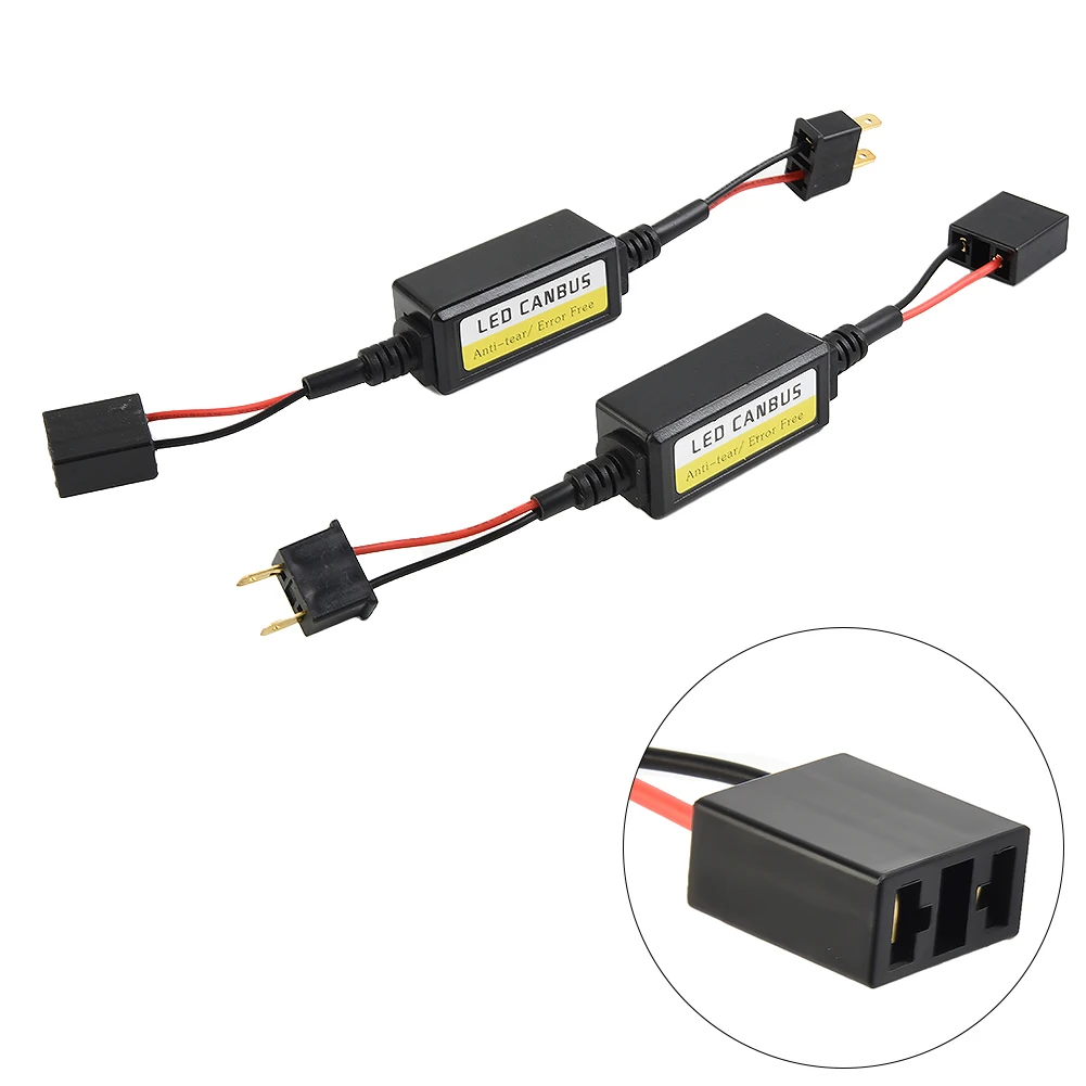 2PCS H7 Car Light Headlight LED Canbus Decoder DC 9V-16V Anti-Flicker Harness Bulbs Resistor Wiring Canceller Decoder Light
2PCS H7 Car Light Headlight LED Canbus Decoder DC 9V-16V Anti-Flicker Harness Bulbs Resistor Wiring Canceller Decoder Light