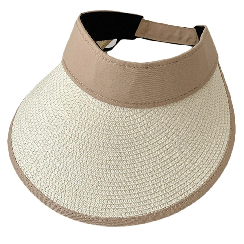 Wide Brim Empty Top Hat Beach Straw Hats Outdoor Visor Summer Sunscreen Sun Hat Must Have Item for Women Girl
Wide Brim Empty Top Hat Beach Straw Hats Outdoor Visor Summer Sunscreen Sun Hat Must Have Item for Women Girl