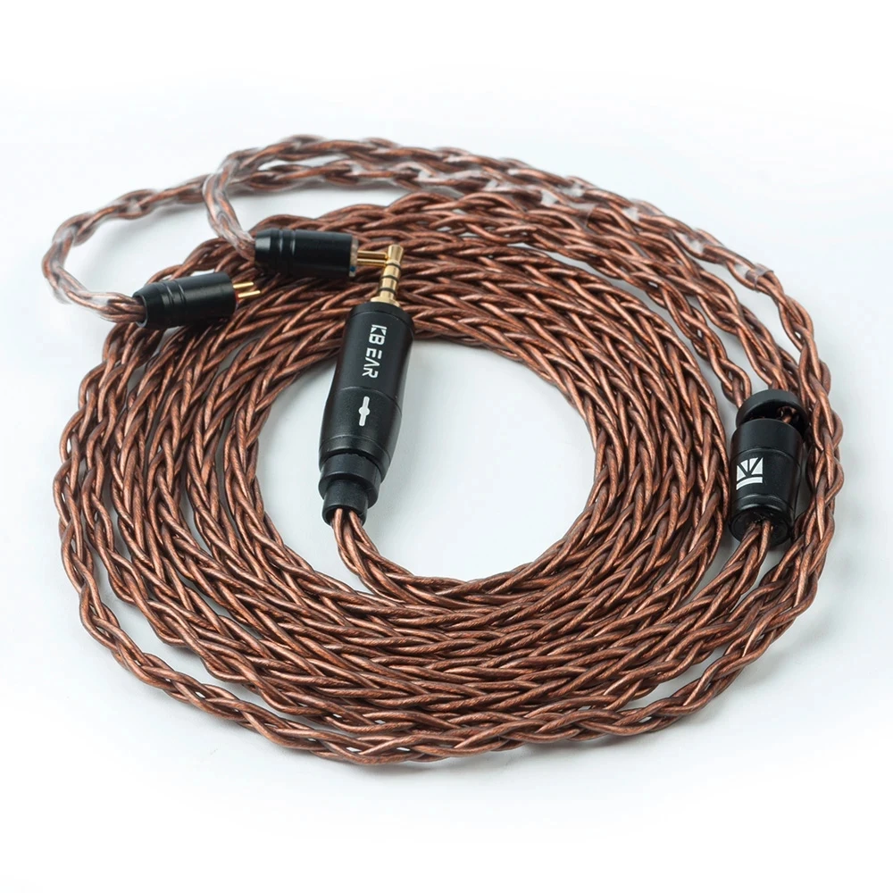 KBEAR 8 Core Oxygen-free Copper Earphone Cable For Metal 2PIN/MMCX/QDC/TFZ Connector Use For KZ ZSN/ZSN PRO AS10 BL-03 Headphone
KBEAR 8 Core Oxygen-free Copper Earphone Cable For Metal 2PIN/MMCX/QDC/TFZ Connector Use For KZ ZSN/ZSN PRO AS10 BL-03 Headphone