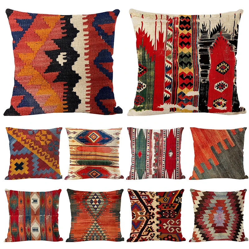 Pillowcase Household Items Linen Cushion Cover Printed Pillow Cover Bohemian Patterns Decorative Pillows Case Geometry
Pillowcase Household Items Linen Cushion Cover Printed Pillow Cover Bohemian Patterns Decorative Pillows Case Geometry