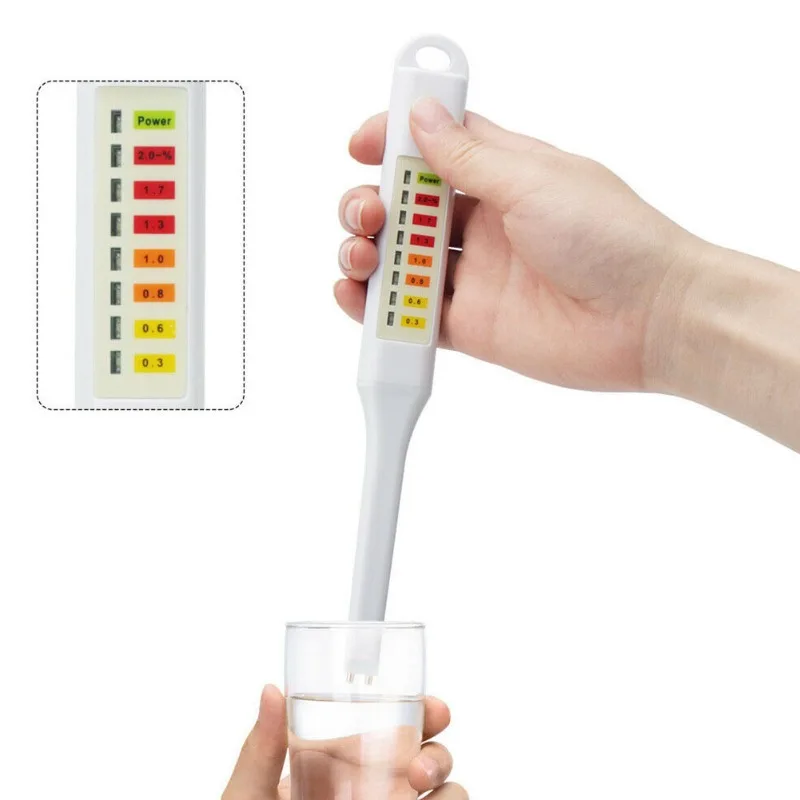Electronic Food Salinity Tester Pen Soup Salinometer LED Indicator Food Salt Concentration Meter for Home Kitchen Restaurant
Electronic Food Salinity Tester Pen Soup Salinometer LED Indicator Food Salt Concentration Meter for Home Kitchen Restaurant