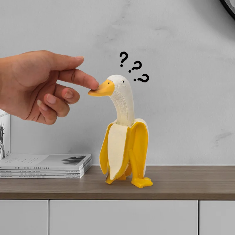 Colorful Creative Banana Duck and Floating Coffee Cup Figurines Fun Miniatures Home Decoration Cartoon Desktop Accessories
Colorful Creative Banana Duck and Floating Coffee Cup Figurines Fun Miniatures Home Decoration Cartoon Desktop Accessories