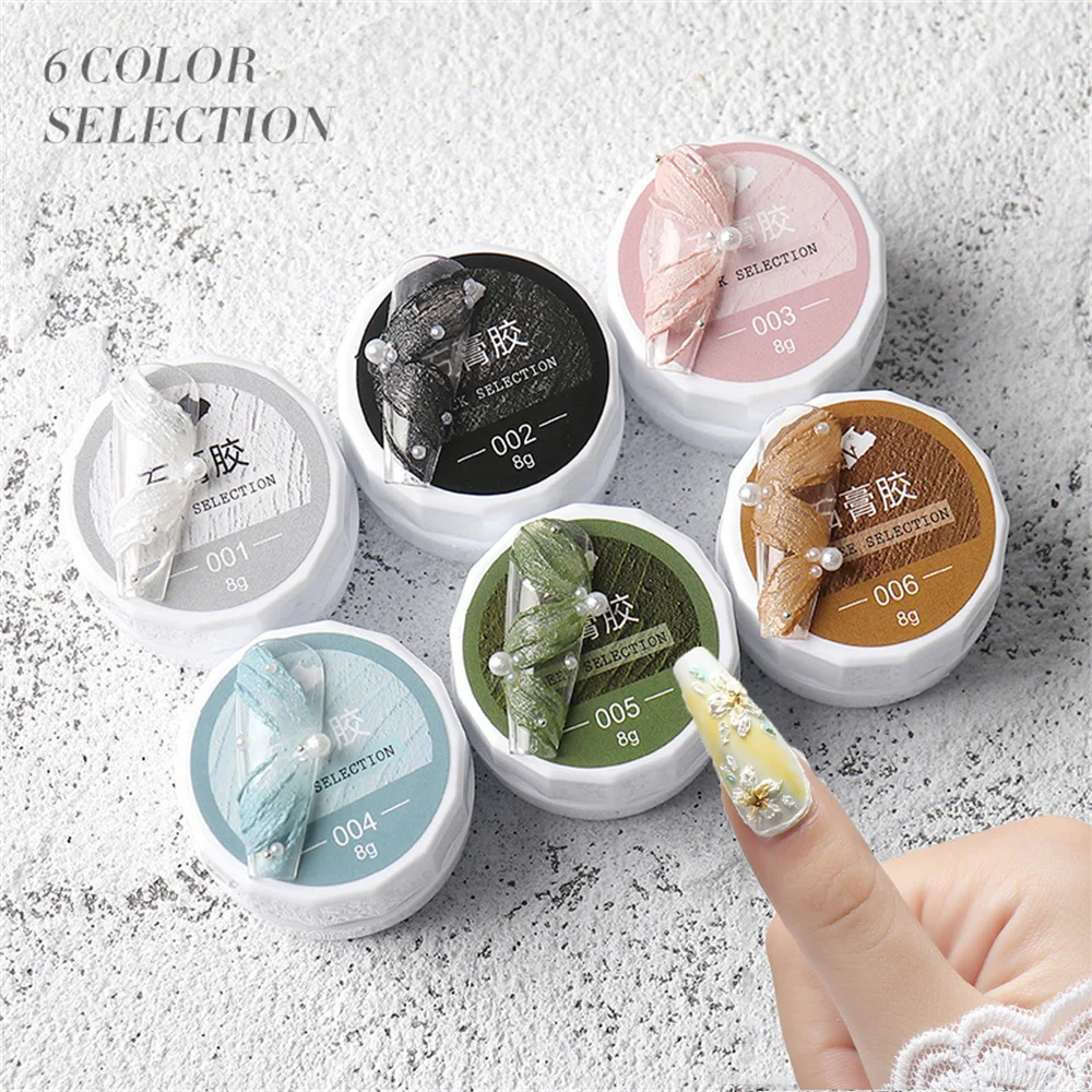 12 Colors Sculpture Nail Gel 3D Embossment Plasticine Gum Soak Off Gel Nail Modeling UV Glue Varnish Creative Nail Art Painting
12 Colors Sculpture Nail Gel 3D Embossment Plasticine Gum Soak Off Gel Nail Modeling UV Glue Varnish Creative Nail Art Painting