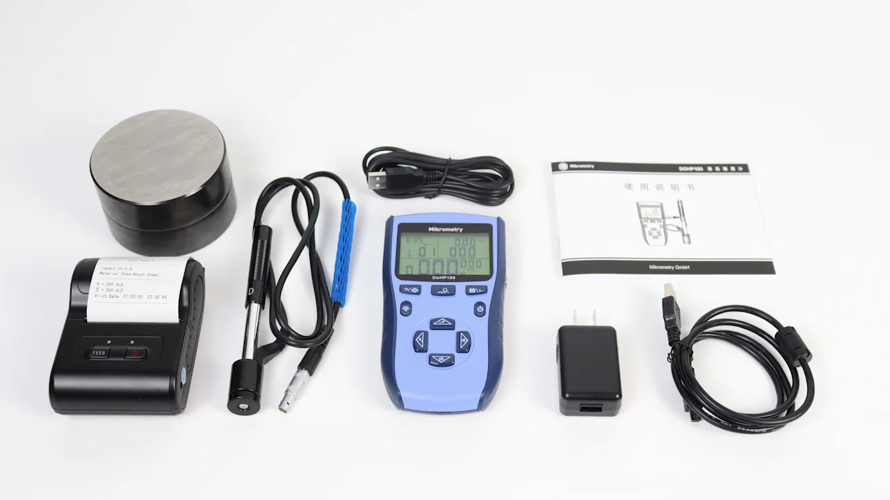 Mikrometry Leed Portable Metal Hardness Tester Testing Metal Steel Rebound Leeb Pen-type Durometer DOHP100
Mikrometry Leed Portable Metal Hardness Tester Testing Metal Steel Rebound Leeb Pen-type Durometer DOHP100