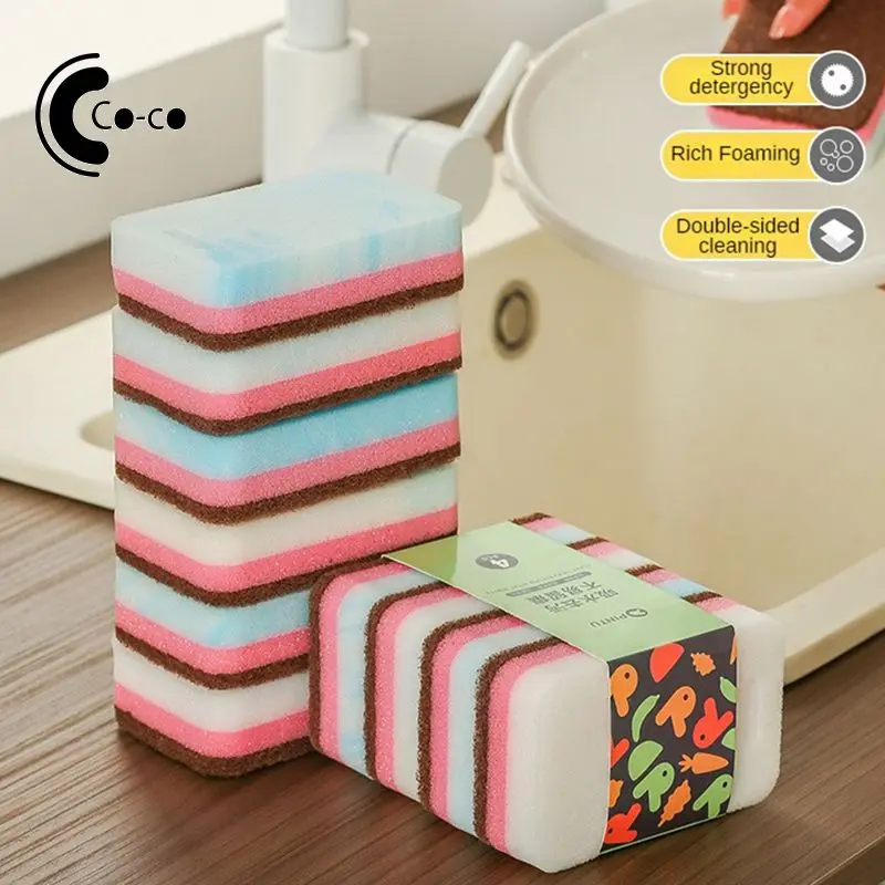 Губчатый блок для мощной уборки, многофункциональные принадлежности для кухни, двухсторонний блок для мытья посуды, эффективный 3 в 1
Губчатый блок для мощной уборки, многофункциональные принадлежности для кухни, двухсторонний блок для мытья посуды, эффективный 3 в 1