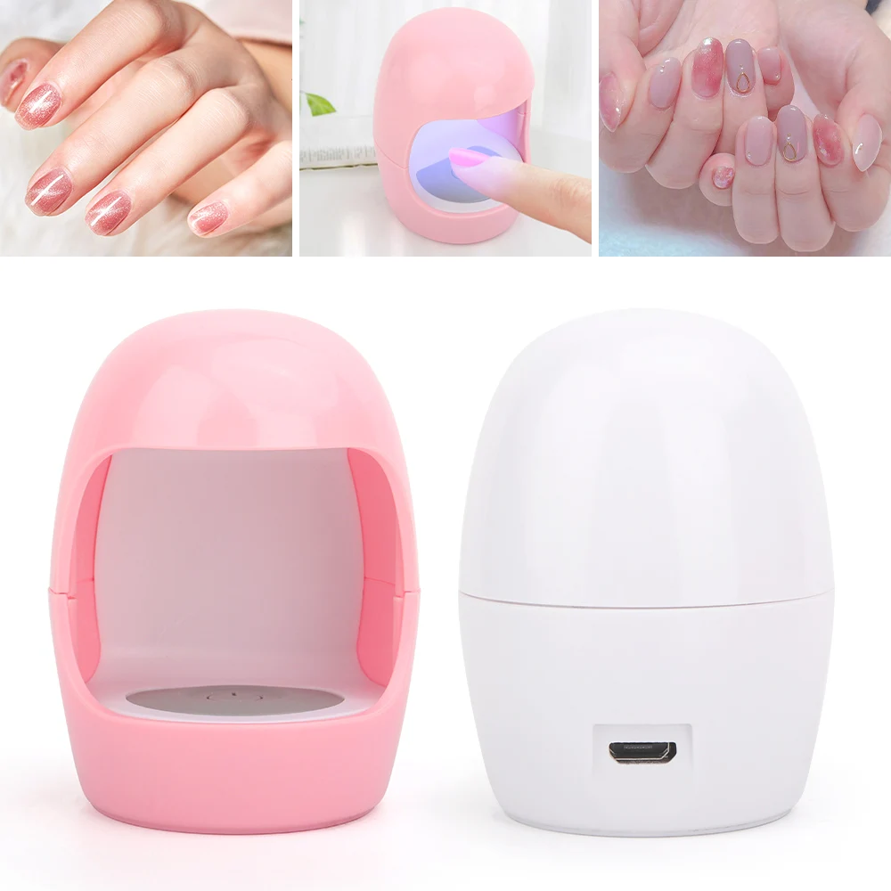 Nail Dryer MINI 3W USB UV LED Lamp Nail Art Manicure Tools Pink Egg Shape Design 30S Fast Drying Curing Light for Gel Polish
Nail Dryer MINI 3W USB UV LED Lamp Nail Art Manicure Tools Pink Egg Shape Design 30S Fast Drying Curing Light for Gel Polish