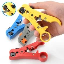 Multi-functional Electric Stripping Knife Pliers Tools Coaxial Cable Wire Pliers Cutter Striper For UTP/STP RG59 RG6 RG7 RG11