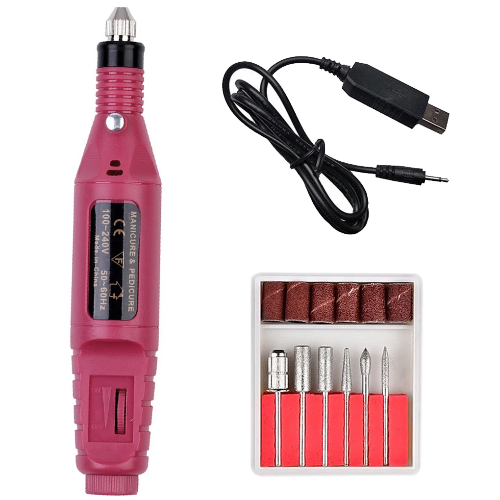 1 Set Professional Electric Nail Drill Machine Manicure Machine Pedicure Drill Set Ceramic Nail File Nail Drill Equipment Tools
1 Set Professional Electric Nail Drill Machine Manicure Machine Pedicure Drill Set Ceramic Nail File Nail Drill Equipment Tools