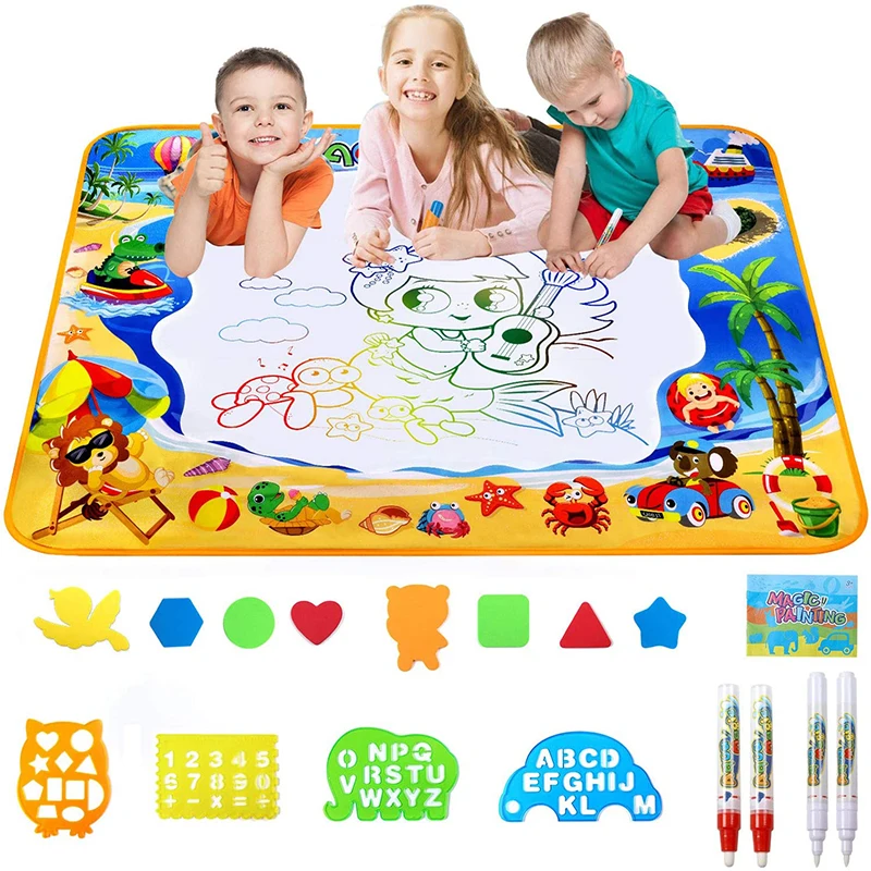 Kids Water Doodle Mat Dinosaur Style Drawing Mat Educational Toys Coloring Books Magic Painting Board Toys Set Children Gifts
Kids Water Doodle Mat Dinosaur Style Drawing Mat Educational Toys Coloring Books Magic Painting Board Toys Set Children Gifts