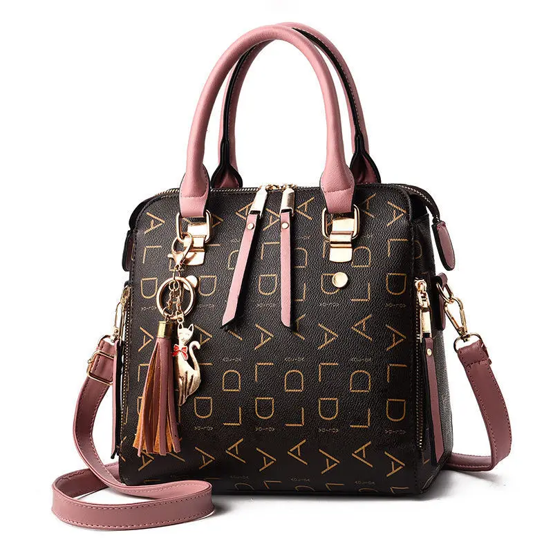 Women Lerther Vintage Handbag Casual Tassel Tote Fashion Women Messenger Bags Shoulder Top-Handle Purse Luxury Designer Handbag
Women Lerther Vintage Handbag Casual Tassel Tote Fashion Women Messenger Bags Shoulder Top-Handle Purse Luxury Designer Handbag