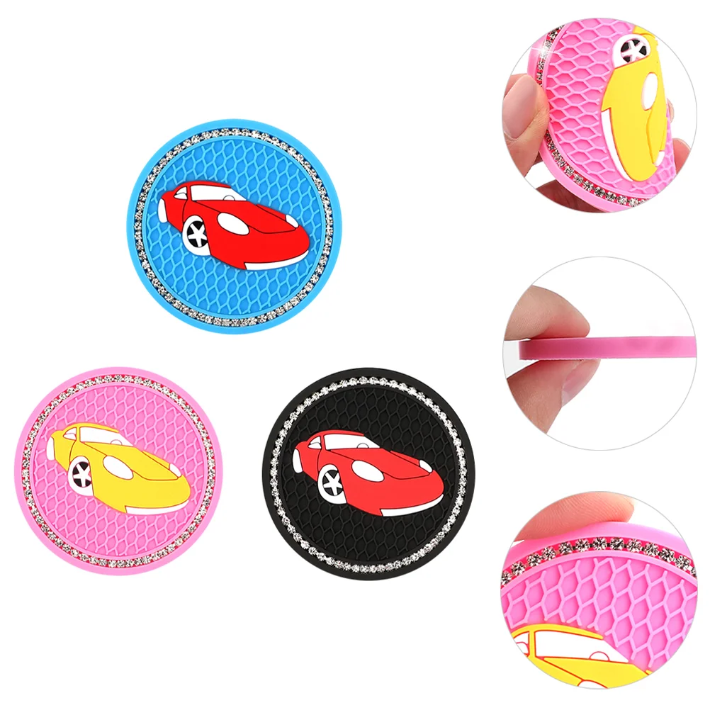 3pcs Coaster Durable Universal Anti-slip Cup Mat Bottle Mat Car Coaster for Cup Car Interior
3pcs Coaster Durable Universal Anti-slip Cup Mat Bottle Mat Car Coaster for Cup Car Interior