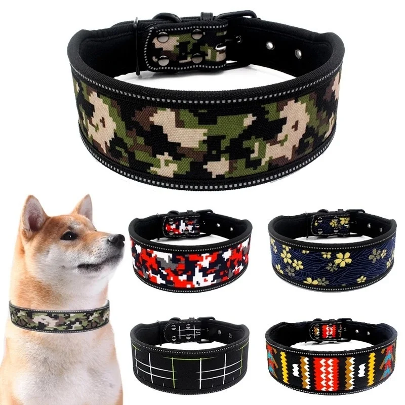 10 Colors Reflective Puppy Big Dog Collar with Buckle Adjustable Pet Collar for Small Medium Large Dogs Pitbull Dog
10 Colors Reflective Puppy Big Dog Collar with Buckle Adjustable Pet Collar for Small Medium Large Dogs Pitbull Dog