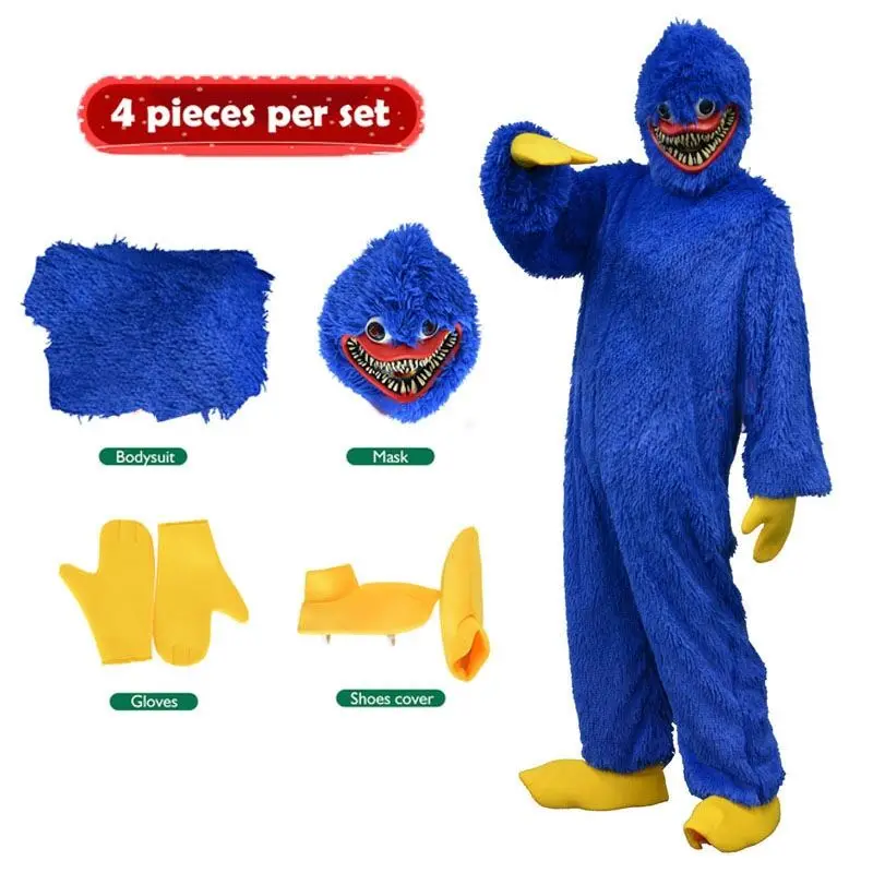 Halloween Cosplay Plush Toy Real person Game Costume Huggy Wuggy Jumpsuit Scary Doll Toy Carnival Party Clothes
Halloween Cosplay Plush Toy Real person Game Costume Huggy Wuggy Jumpsuit Scary Doll Toy Carnival Party Clothes