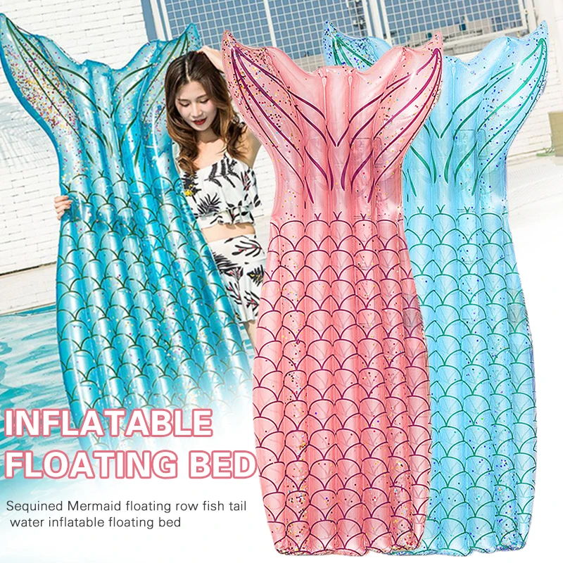 Newly Inflatable Sequin Floating Row Creative Fish Tail Lounge Chair Portable Reusable Floating Bed Water Entertainment Toys
Newly Inflatable Sequin Floating Row Creative Fish Tail Lounge Chair Portable Reusable Floating Bed Water Entertainment Toys