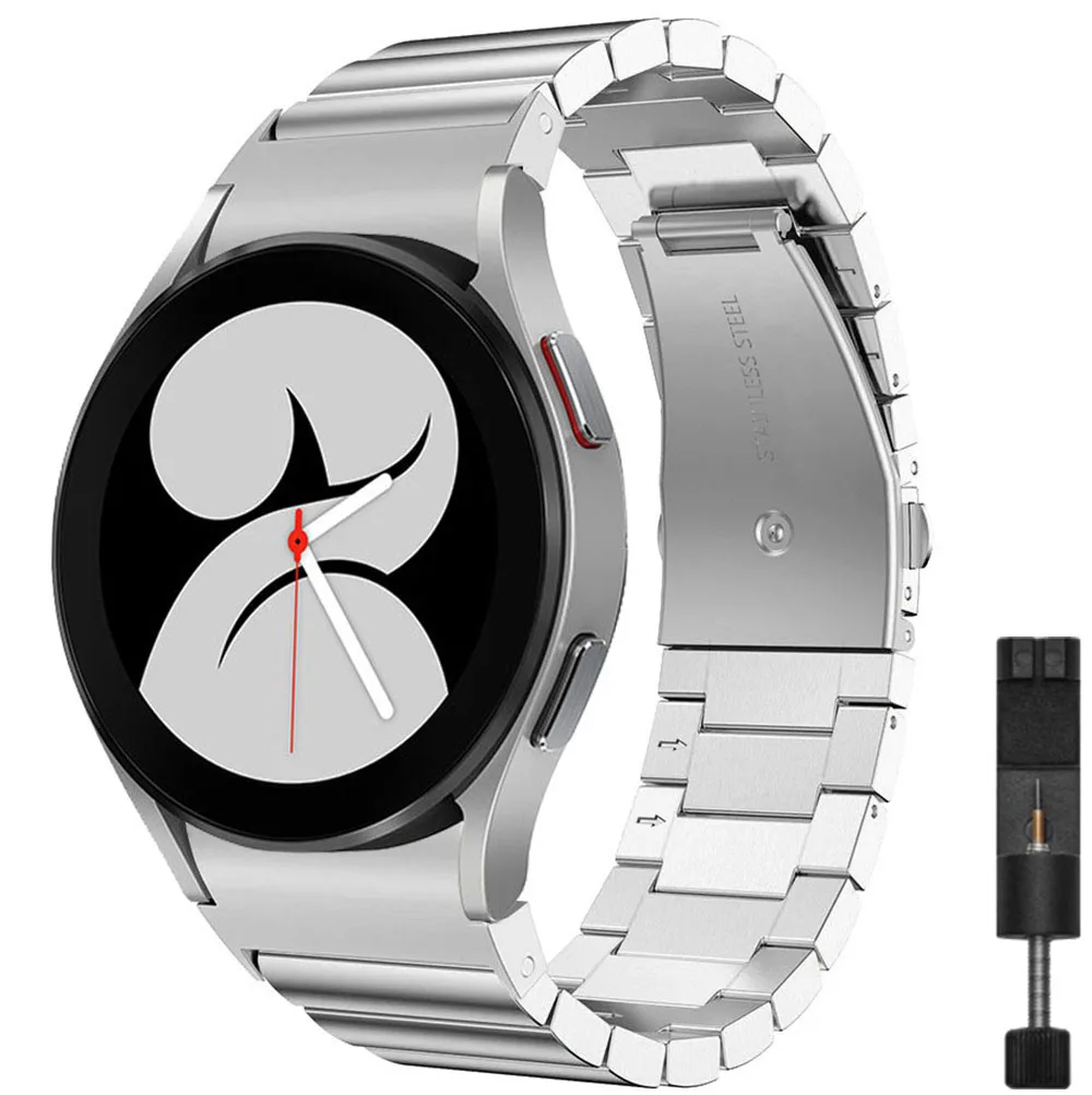 Металлический ремешок для Galaxy Watch 4, браслет из нержавеющей стали с бамбуковым покрытием для Samsung Watch 5 Pro, 45 мм 44/40 мм, классический браслет на запястье 46 мм 42 мм
Металлический ремешок для Galaxy Watch 4, браслет из нержавеющей стали с бамбуковым покрытием для Samsung Watch 5 Pro, 45 мм 44/40 мм, классический браслет на запястье 46 мм 42 мм