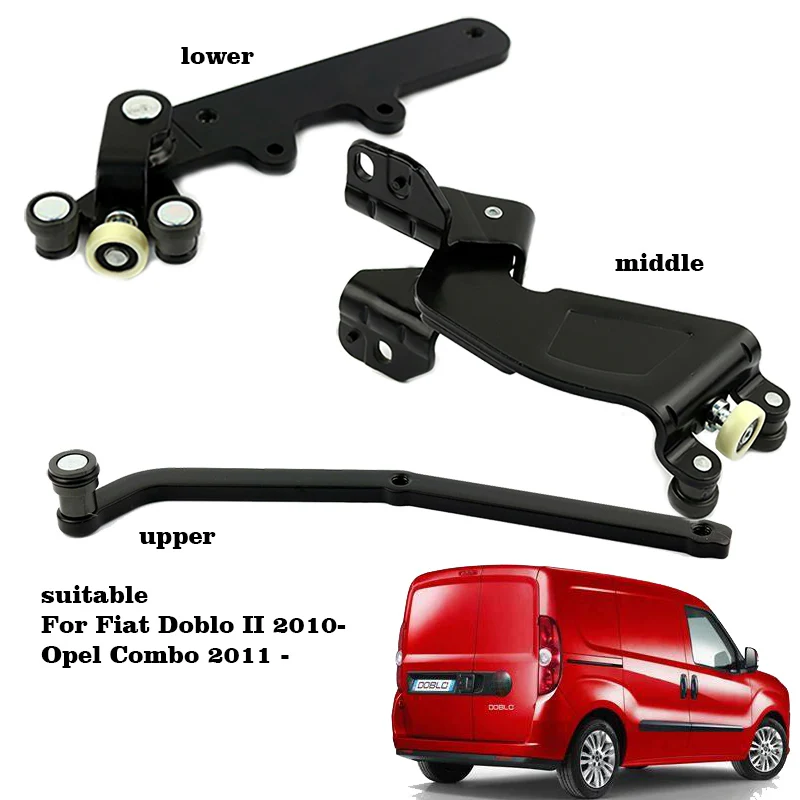 51814082 51814080 51943939 of right door sliding roller upper middle lower suitable For Fiat Doblo II Opel Combo 2010 - (1 set)
51814082 51814080 51943939 of right door sliding roller upper middle lower suitable For Fiat Doblo II Opel Combo 2010 - (1 set)