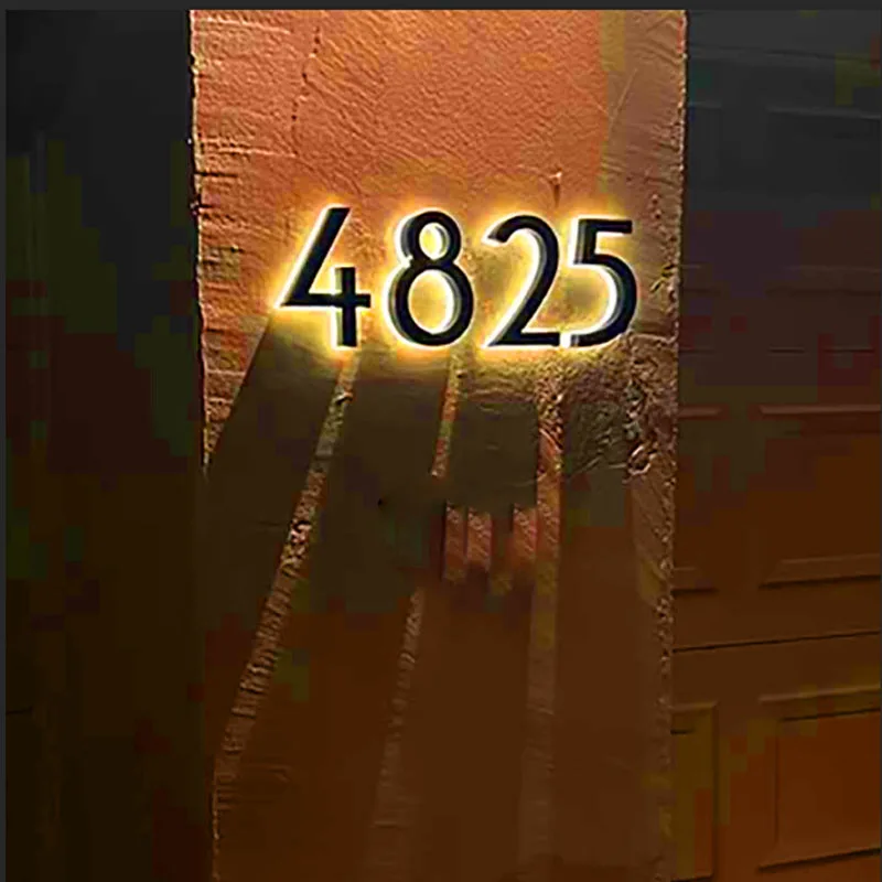 Metal Letters 3D Led House Numbers Outdoor Waterproof House Hotel Door Plates Stainless Steel Luminous Letter Address number
Metal Letters 3D Led House Numbers Outdoor Waterproof House Hotel Door Plates Stainless Steel Luminous Letter Address number