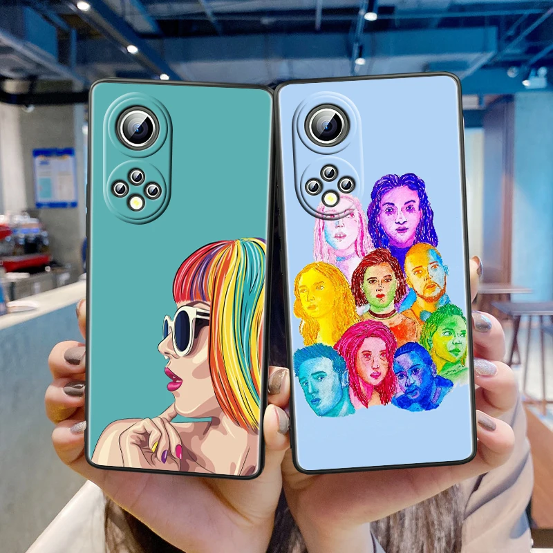 Series Euphoria American TV For Honor 60 50 Pro X20 SE V30 Magic3 Play 5T 5G 30 Lite X30i 30S Soft Black Phone Coque Fundas
Series Euphoria American TV For Honor 60 50 Pro X20 SE V30 Magic3 Play 5T 5G 30 Lite X30i 30S Soft Black Phone Coque Fundas