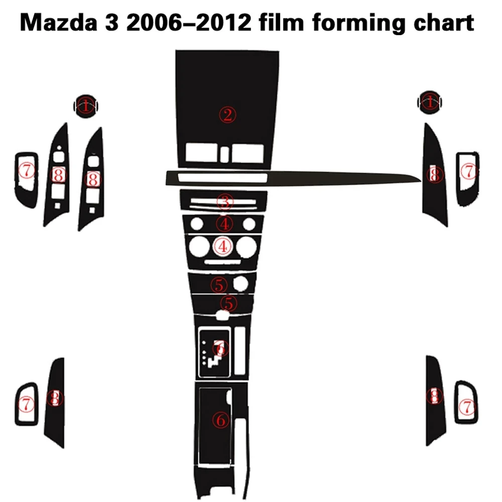 3D/5D Carbon Fiber Stickers Decals For Old Mazda 3 2006-2012 Interior Central Control Panel Door Handle Car Styling Accessorie
3D/5D Carbon Fiber Stickers Decals For Old Mazda 3 2006-2012 Interior Central Control Panel Door Handle Car Styling Accessorie