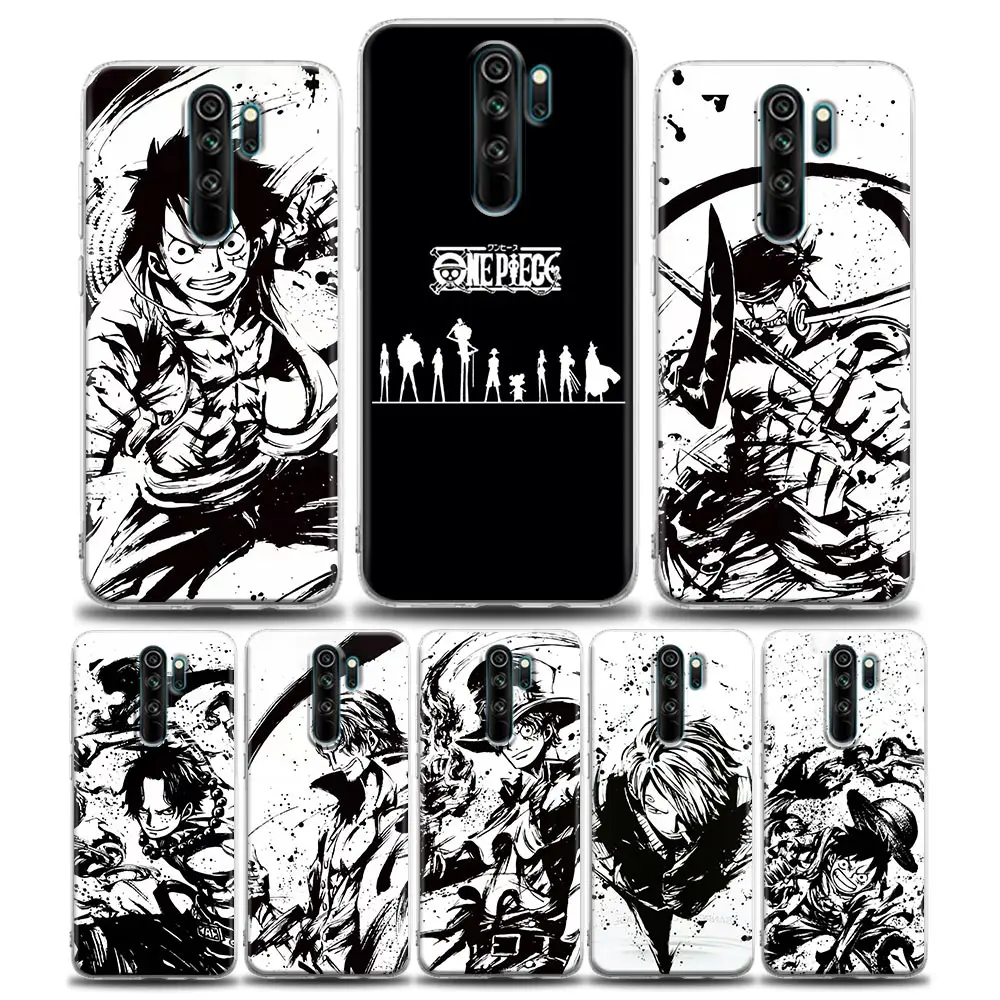 Clear Case For Xiaomi Redmi Note 11 10 9 8 Pro 7 8A 10S 11S Soft Cover One Piece Black and White Anime For Redmi 8Pro K40 Coque
Clear Case For Xiaomi Redmi Note 11 10 9 8 Pro 7 8A 10S 11S Soft Cover One Piece Black and White Anime For Redmi 8Pro K40 Coque