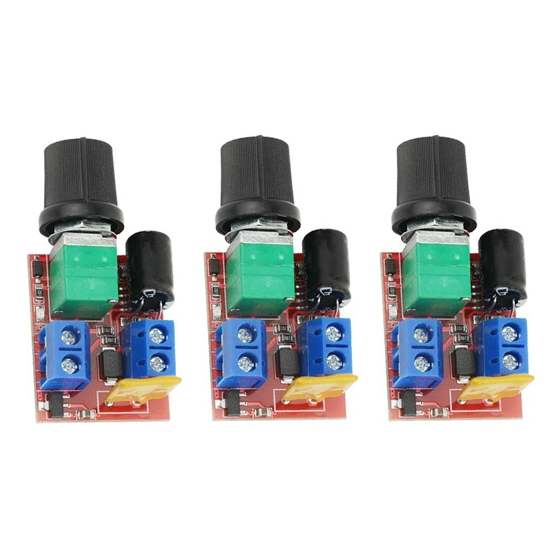 3 PCS DC Motor Speed Controller 3V 6V 12V 24V 35V 5A Speed Control Switch Mini LED Dimmer
3 PCS DC Motor Speed Controller 3V 6V 12V 24V 35V 5A Speed Control Switch Mini LED Dimmer