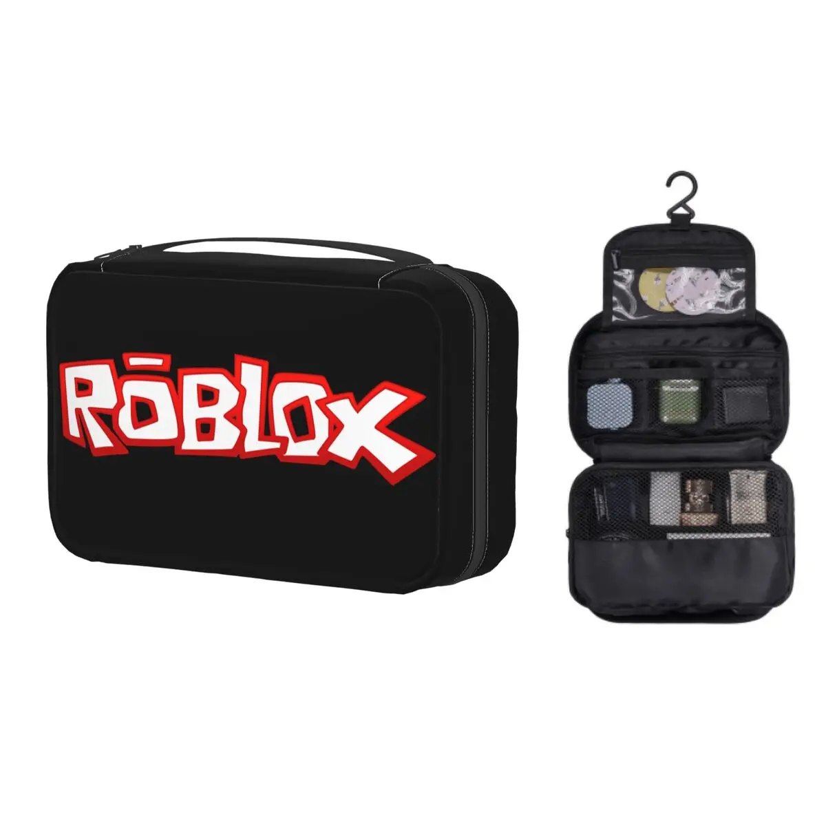 Hanging Travel Robloxs Logo Toiletry Bag Portable Video Game Makeup Cosmetic Organizer for Women Beauty Storage Dopp Kit Box
Hanging Travel Robloxs Logo Toiletry Bag Portable Video Game Makeup Cosmetic Organizer for Women Beauty Storage Dopp Kit Box
