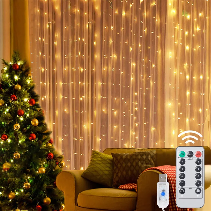 Christmas Lights Curtain Garland Merry Christmas Decorations for Home Christmas Ornaments Xmas Gifts New Year Decor Navidad 2022
Christmas Lights Curtain Garland Merry Christmas Decorations for Home Christmas Ornaments Xmas Gifts New Year Decor Navidad 2022
