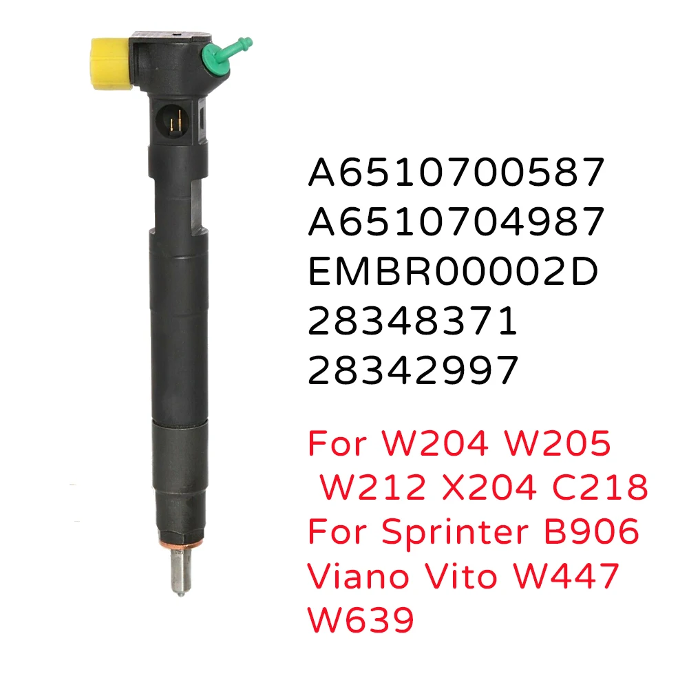 New A6510704987 A6510700587 Diesel Fuel Injector for Mercedes-Benz W204 W212 W207 W906 Sprinter C E -Class 200 220 CDI
New A6510704987 A6510700587 Diesel Fuel Injector for Mercedes-Benz W204 W212 W207 W906 Sprinter C E -Class 200 220 CDI