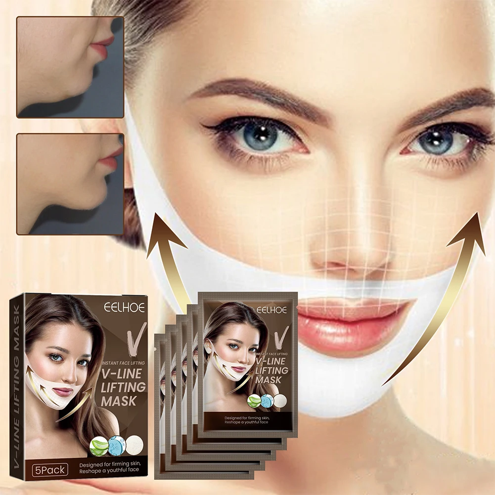 1/5Pcs V Line Shaping Face Mask Double Chin Tightener Hydrogel V Line Lifting Mask Skin Firming Tightening Double Chin Reducer
1/5Pcs V Line Shaping Face Mask Double Chin Tightener Hydrogel V Line Lifting Mask Skin Firming Tightening Double Chin Reducer