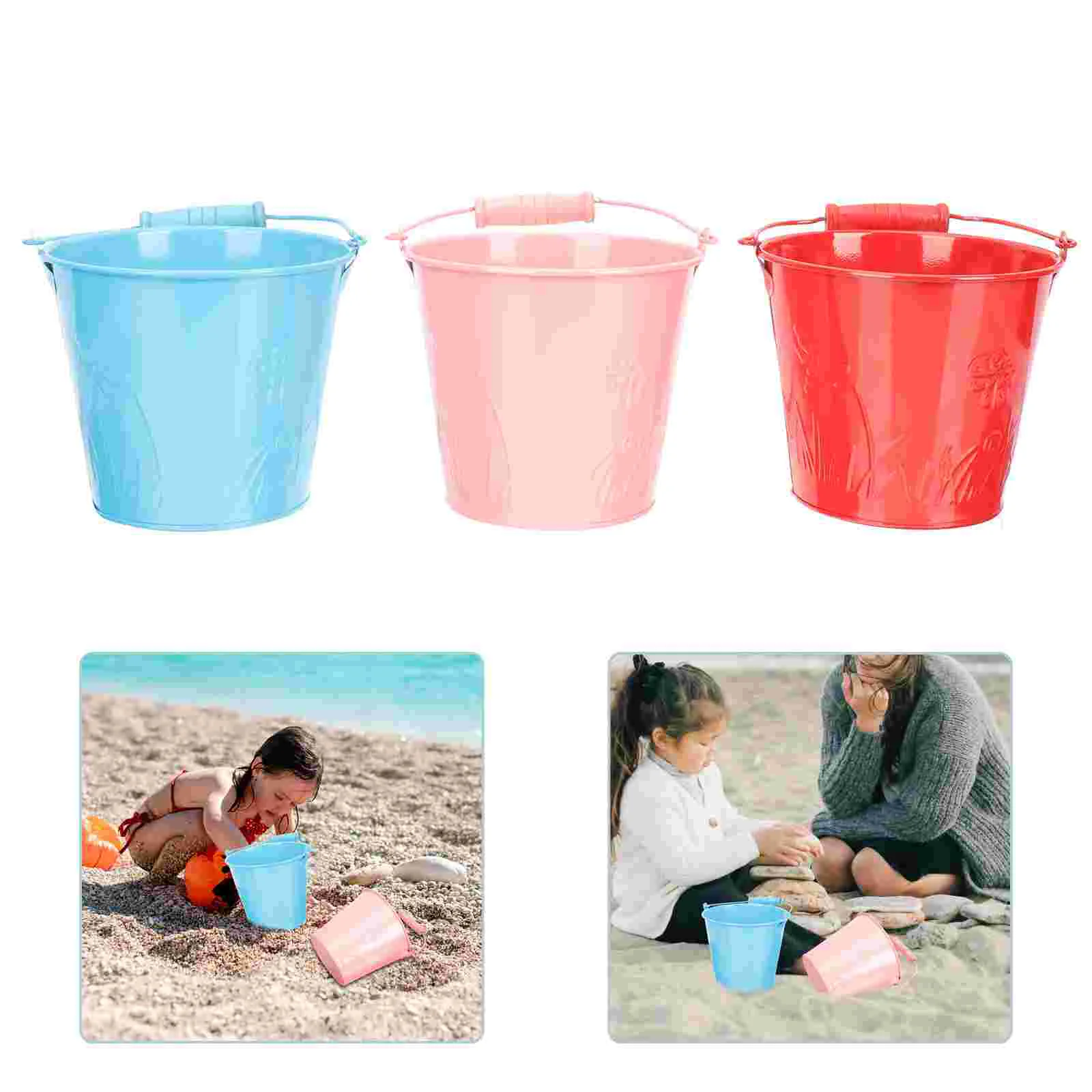 3Pcs Convenient Sand Toys Multi-function Beach Toys Wear-resistant Beach Buckets (Random Color)
3Pcs Convenient Sand Toys Multi-function Beach Toys Wear-resistant Beach Buckets (Random Color)