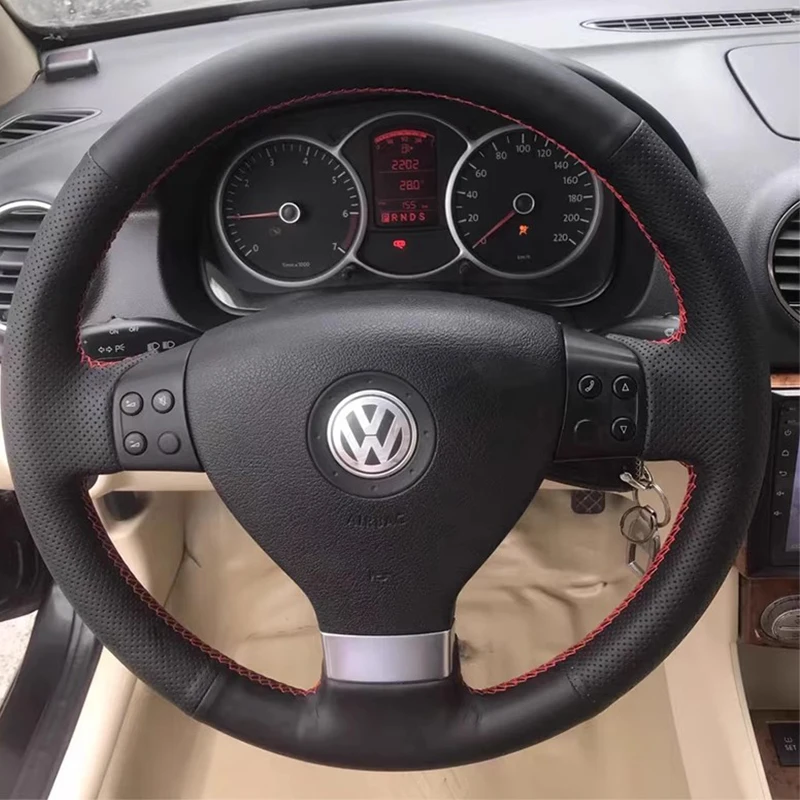 Прошитая вручную черная искусственная кожа для Volkswagen Golf 5 Mk5 VW Passat B6 Jetta 5 Mk5 Tiguan 2007-2011
Прошитая вручную черная искусственная кожа для Volkswagen Golf 5 Mk5 VW Passat B6 Jetta 5 Mk5 Tiguan 2007-2011