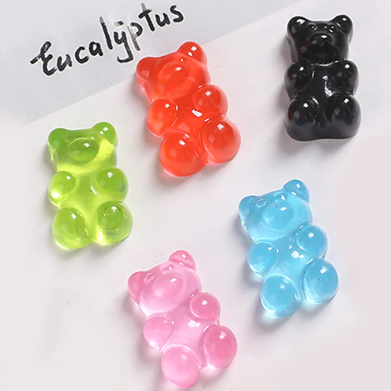 20pcs Jelly Gummy Bear Nail Art Charms 3D Nail Rhinestones nail art supplies decoration Candy Colors Bear Manicure Accessories
20pcs Jelly Gummy Bear Nail Art Charms 3D Nail Rhinestones nail art supplies decoration Candy Colors Bear Manicure Accessories