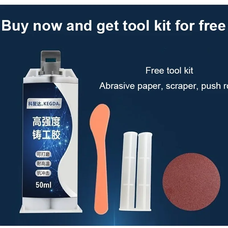 2pcs Industrial Repair Paste glue Casting Adhesive Industrial Repair Agent Casting Metal Cast Iron Trachoma Stomatal Crackle
2pcs Industrial Repair Paste glue Casting Adhesive Industrial Repair Agent Casting Metal Cast Iron Trachoma Stomatal Crackle