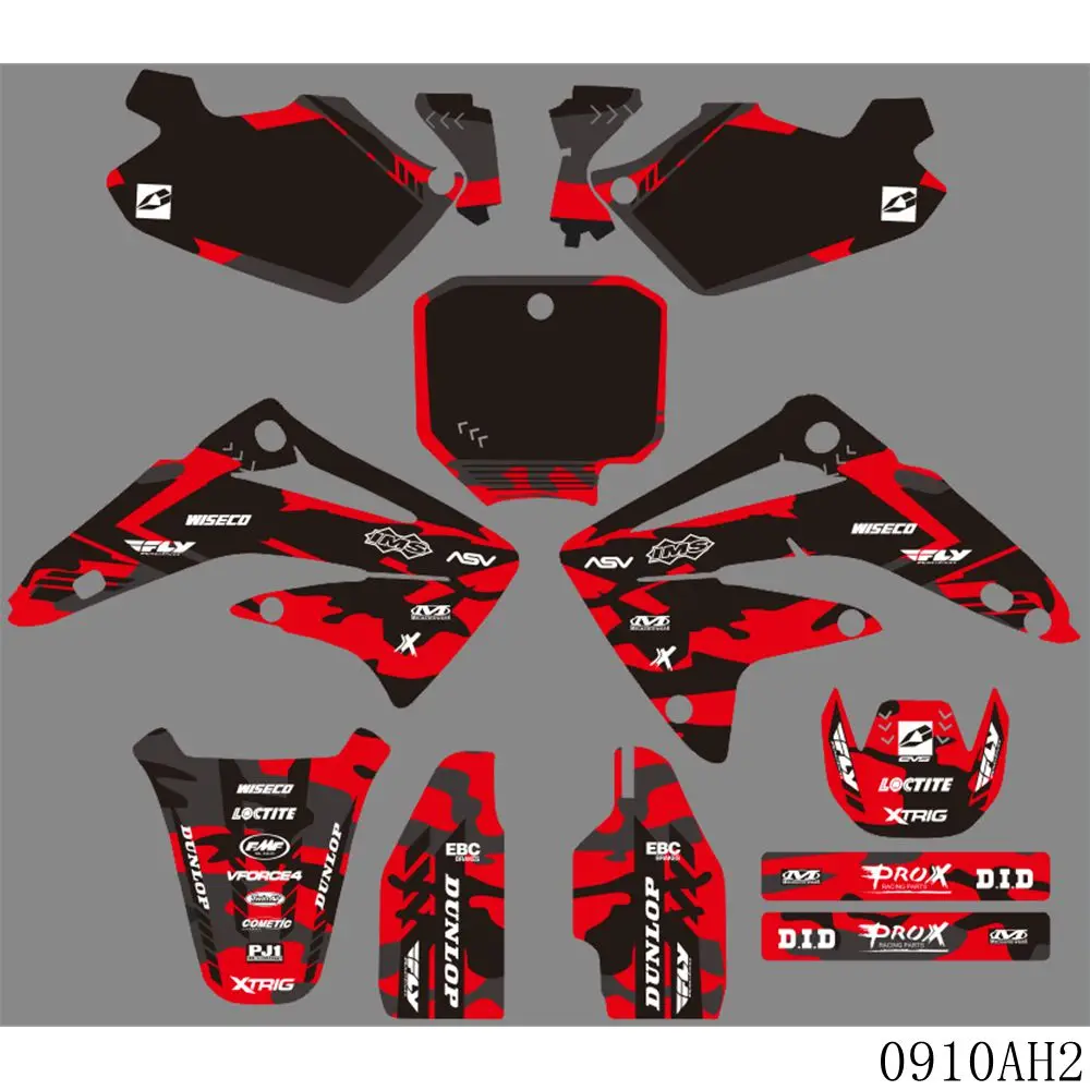 Full Graphics Decals Stickers Motorcycle Background Custom Number Name For HONDA CR85 CR 85 2003 - 2012
Full Graphics Decals Stickers Motorcycle Background Custom Number Name For HONDA CR85 CR 85 2003 - 2012