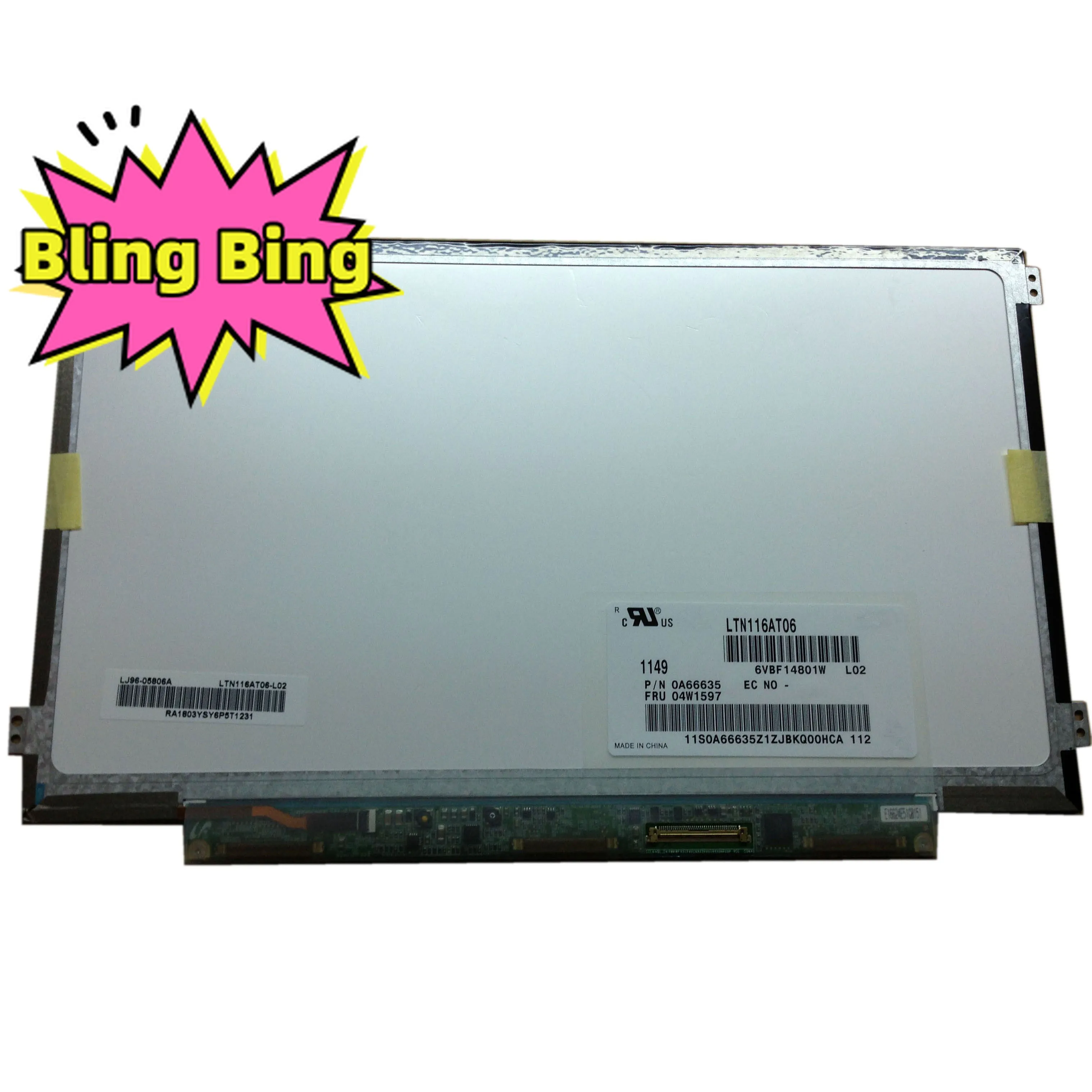 LTN116AT06 fit LTN116AT07 M116NWR1 N116B6-L04 LP116WH2 B116XW03 11.6 Slim 1366×768 Laptop LCD screen panel new
LTN116AT06 fit LTN116AT07 M116NWR1 N116B6-L04 LP116WH2 B116XW03 11.6 Slim 1366×768 Laptop LCD screen panel new