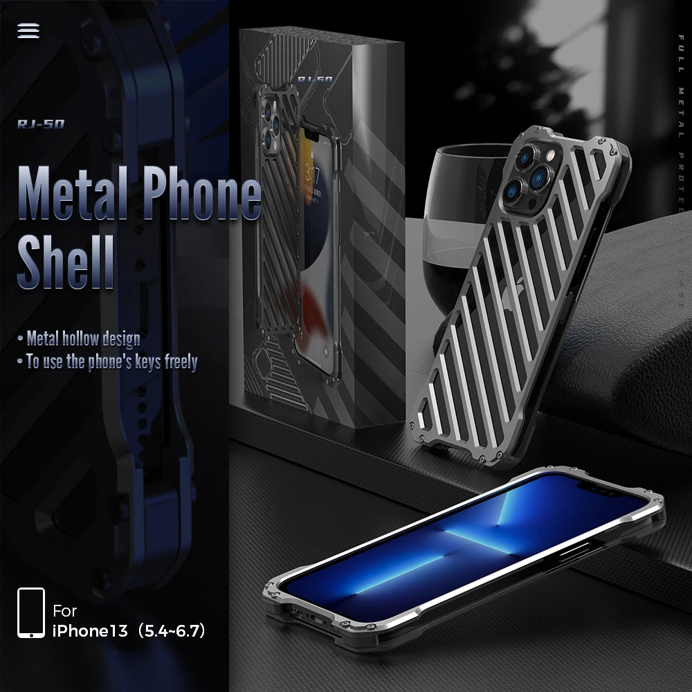 for iPhone 13 Pro Max Metal Heat Dissipation Phone Case, New Breathable Hole Heat Dissipation Case Full Back Camera Lens Cover
for iPhone 13 Pro Max Metal Heat Dissipation Phone Case, New Breathable Hole Heat Dissipation Case Full Back Camera Lens Cover
