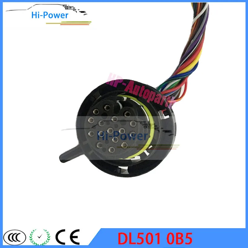 DL501 0B5 Automatic Transmission Connector with wires TCM Wire Connector 0B5 Plug For AUDI Q5 A4 A5 A6 A7 Car Accessories
DL501 0B5 Automatic Transmission Connector with wires TCM Wire Connector 0B5 Plug For AUDI Q5 A4 A5 A6 A7 Car Accessories