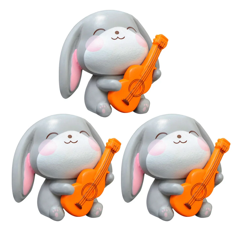 Guitar Rabbit Ornament Lovely Adornment Bunny Decor Mini Models Home Supply Garden PVC Children Gift Sculptures
Guitar Rabbit Ornament Lovely Adornment Bunny Decor Mini Models Home Supply Garden PVC Children Gift Sculptures