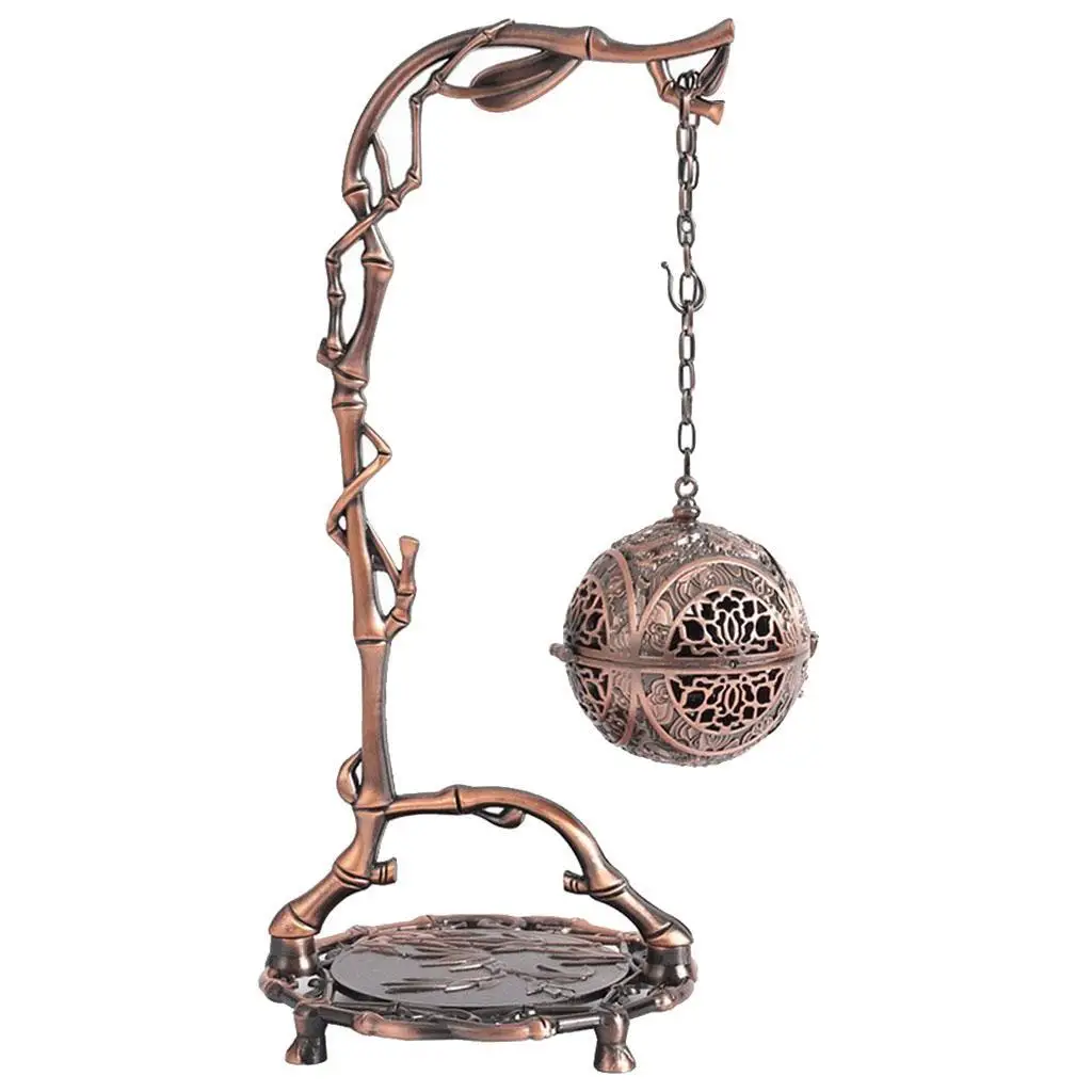 Alloy Dragon Bamboo Hanging Incense Burner Chinese Office Bedroom Red 
Alloy Dragon Bamboo Hanging Incense Burner Chinese Office Bedroom Red